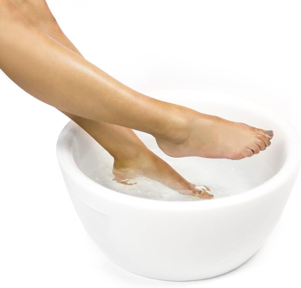 Signature Pedicure Bowl - Eco Friendly and Recyclable, Made from Resin - BPA and Toxin Free (Frost)