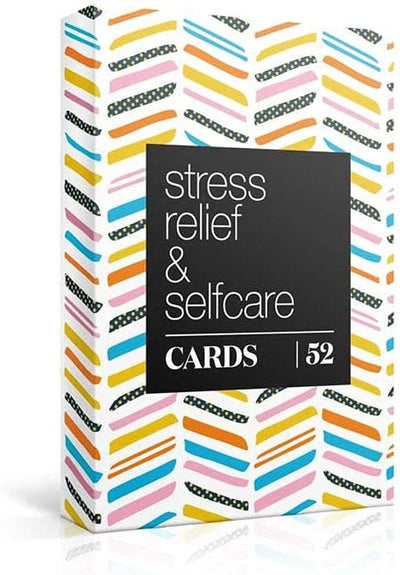 Allura &  52 Stress Less & Self Care Cards - Mindfulness & Meditation Exercises - Anxiety Relief & Relaxation
