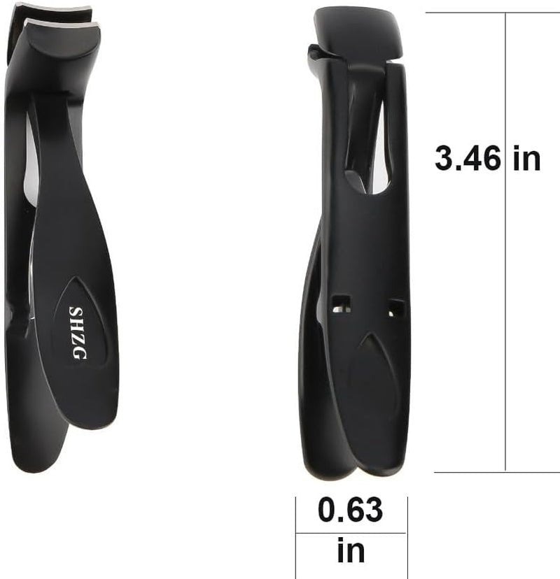 Large Nail Clippers Wide Jaw Opening, Sharp Angled Head Fingernail Toenail Clippers for Men and Women Easy Reach Your Nails