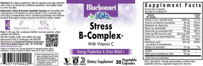 Stress B Complex Vegetable Capsules, 50 Count