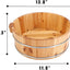 Wooden Foot Baths Spa, Foot Bath Barrel, Solid Wood Foot Tub, Washing Bowl Bucket Feet Bathbarrel Foot Soaking Basin Spa Tubfatigue Relieving Foot Bath Bucketfoot Tub for Soaking Feet-1Pcs