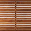 Zen Spa Shower or Door Mat in Solid Teak Wood and Oiled Finish, 31.5 by 19.5-Inch