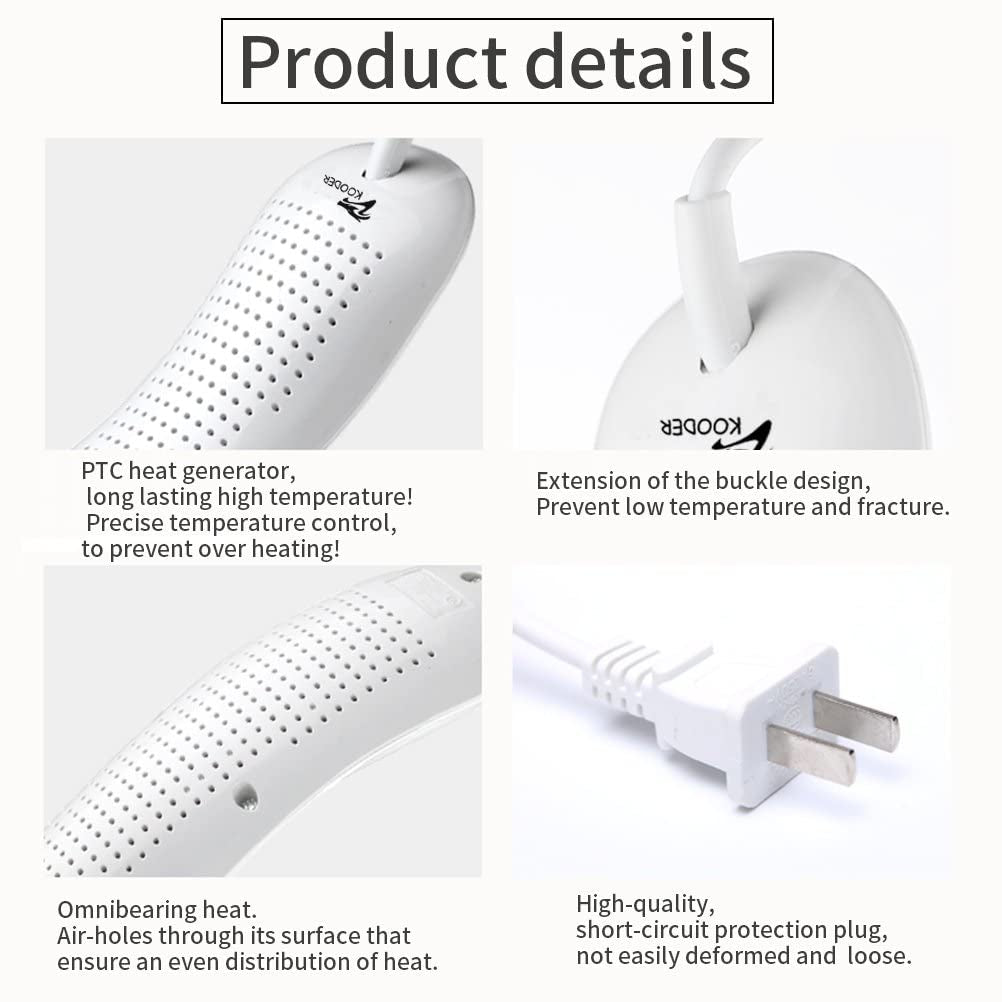 Boot Dryer,Shoe Dryer,Foot Dryer ! Eliminate Bad Odor and Sanitize Shoes!