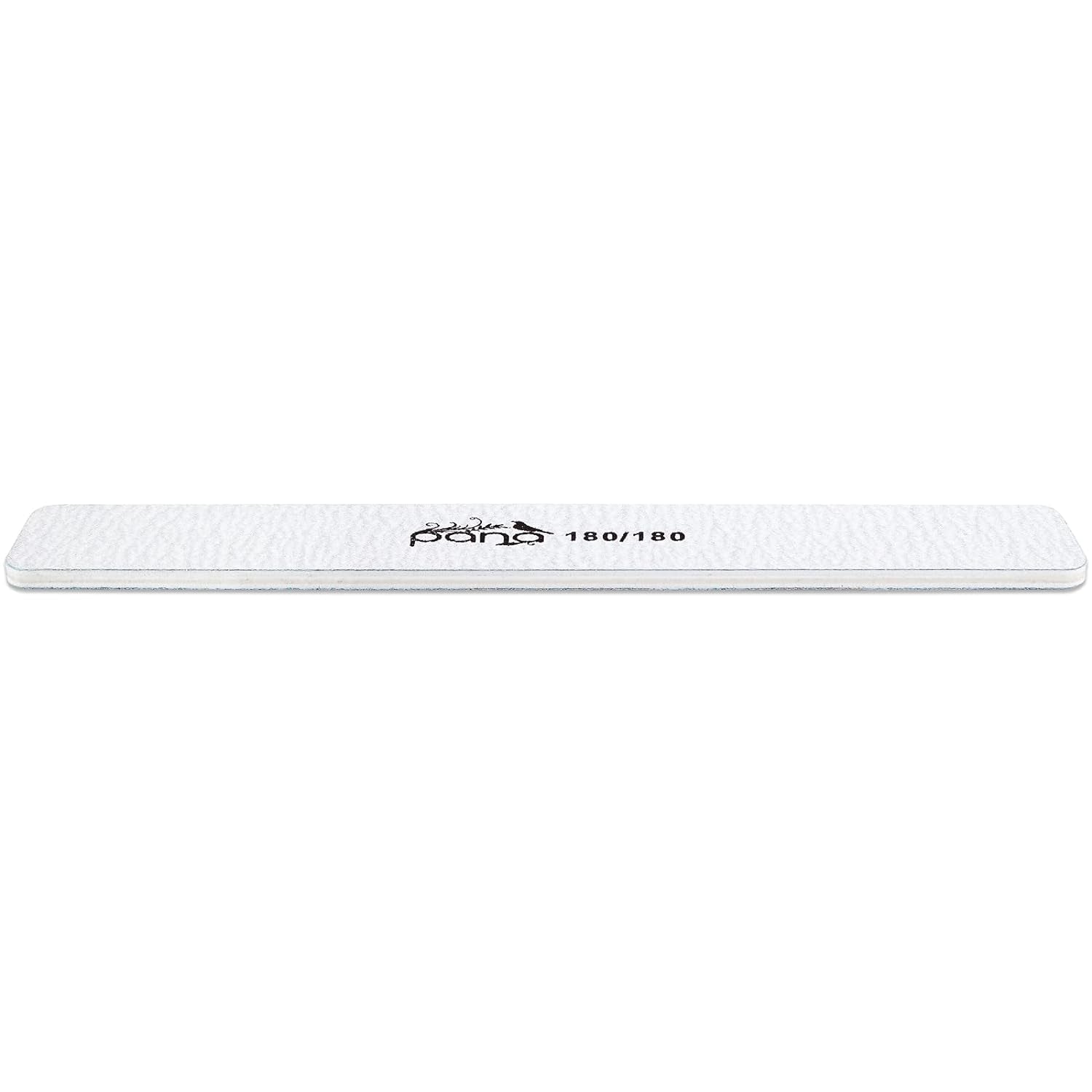 10Pcs -  Jumbo Double-Sided Emery Nail File for Manicure, Pedicure, Natural, and Acrylic Nails - Zebra (Grit 180/180)
