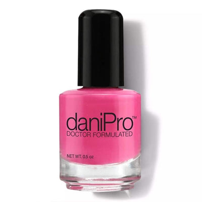 – Doctor Formulated Nail Polish - Hot Pink - Promotes Healthier, Stronger Nails - Biotin and Vitamins a & E - Toxin-Free - Super Quick Drying