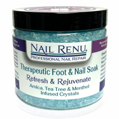 Foot Soak Salts | Tea Tree Oil, Menthol, Arnica, & Essential Oils | Soothing Callus Softener for Feet | Self Care Gifts for Women | Foot Bath Made in the USA