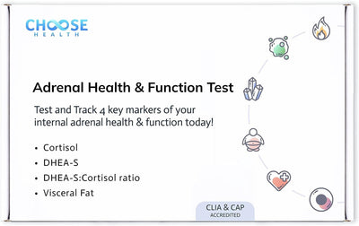 4-In-1 Cortisol & DHEA-S Test | Adrenal Health & Function Test | Stress Test | Anabolic & Catabolic Imbalance | Visceral Fat | Cap & CLIA Accredited Lab | Not Avail in NY RI…