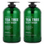 Tea Tree Body Wash & Shower Gel with Vitamin E for Jock Itch, Eczema, Ringworm, Body Odor, Acne, Body Wash Women & Men with Added Body Oils, LARGE 20.2 FL Oz Bottle (Tea Tree, Pack of 2)