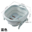 New Arrivals Collapsible Plastic Foot Bath Spa Pedicure Bubble Foot Barrel Foot Soaking Home Sauna Hot Tub Pedicure Bath