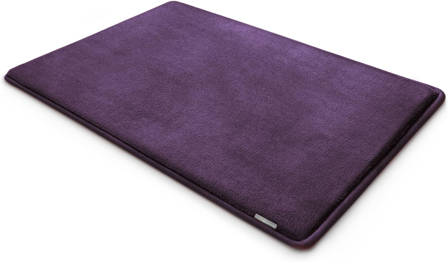 - Luxurious Memory Foam Bath Mat, Absorbent Bathroom Mat with Skid-Resistant Base, Machine-Washable Bath Mats for Bathroom, Kitchens & More, Quick Dry Mat 17 X 24 Inches, Iris