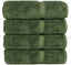 100% Cotton Premium Turkish Towels for Bathroom | 27'' X 54'' (4-Piece Bath Towels - Moss)