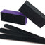 5 Pack Nail File and Buffer Block, Professional Manicure Tools Kits, 100/180 Grit, Black Nail Pedicure File and Sanding Buffing Grinding Plisher File