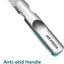 Stainless Steel Nail File with Anti-Slip Handle and Leather Case, Double Sided and Files Nails Easily for Men and Woman