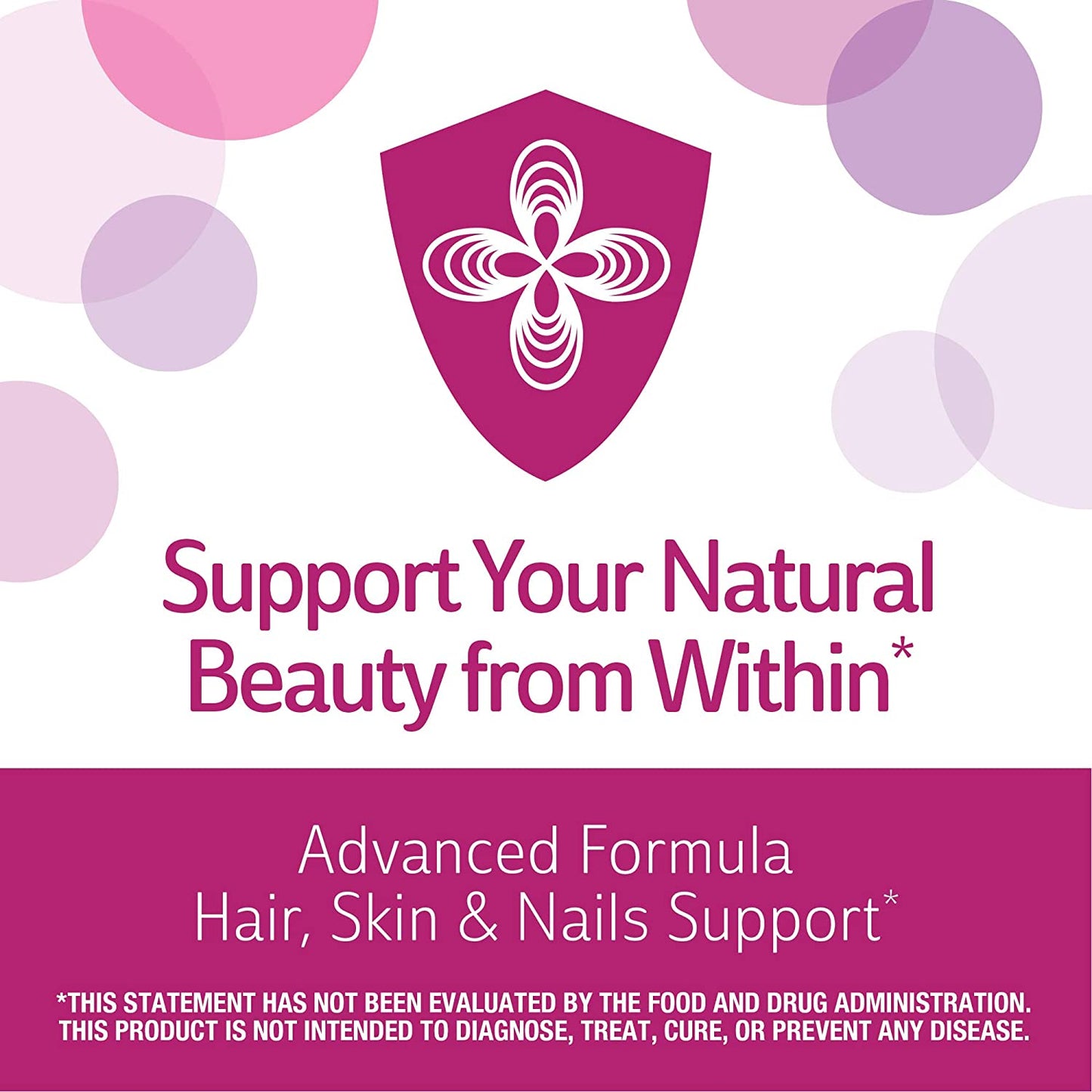 Hair, Skin and Nails Advanced Formula Caplets, 50 Count