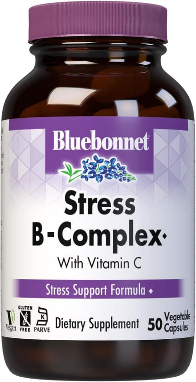 Stress B Complex Vegetable Capsules, 50 Count