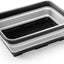 Collapsible Wash Basin - Grey | Portable Dish Tub | Kitchen | Camping | Sink | Home Essentials | Baby Travel | Folding Dish Pan for Maximum Space Saving