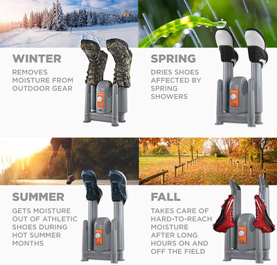 Solutions to All Your Wet & Sweaty Shoes, Force Dry DX + Travel Boot Warmer, Bundle