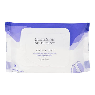 Clean Slate Textured Cleansing Towelettes, Extra-Large, Extra-Strong Foot Disinfecting Wipes