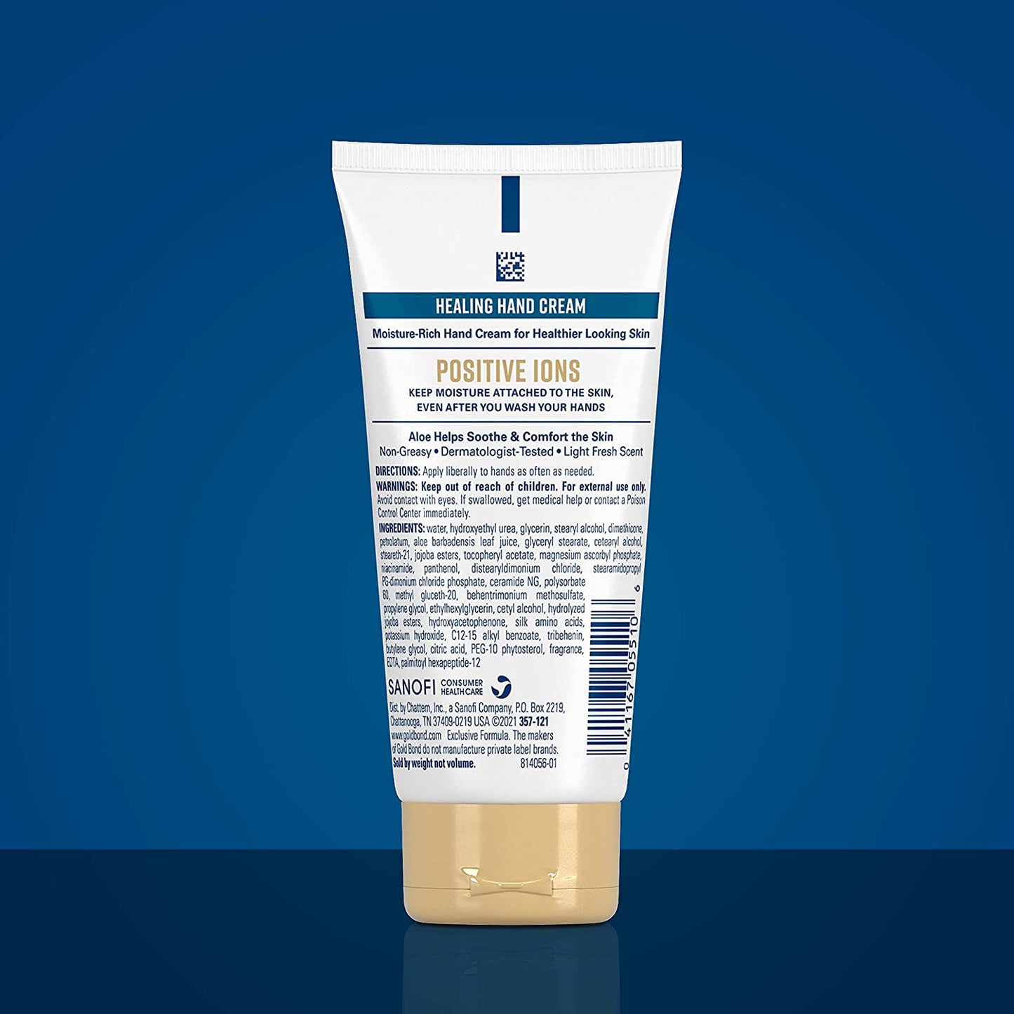 Healing Hand Cream, 3 Oz., with Aloe, Moisture That Lasts through Handwashing