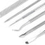 6-Pack Ingrown Toenail File and Lifters, Professional Surgical Stainless Steel Ingrown Toenail Removal Tool Kit, Manicure Treatment Pedicure under Nail Cleaner Correction Polish Pain