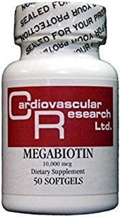 - Megabiotin 10,000 Mcg 50 Caps