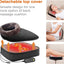 Back Massage Chair Pad Foot Massager Bundle, Washable Cover, Flexible Massage Nodes for All Size Feet, Foot Warmer, Electric Foot Massage Machine Relieves Foot Back Pains - Shiny Nails