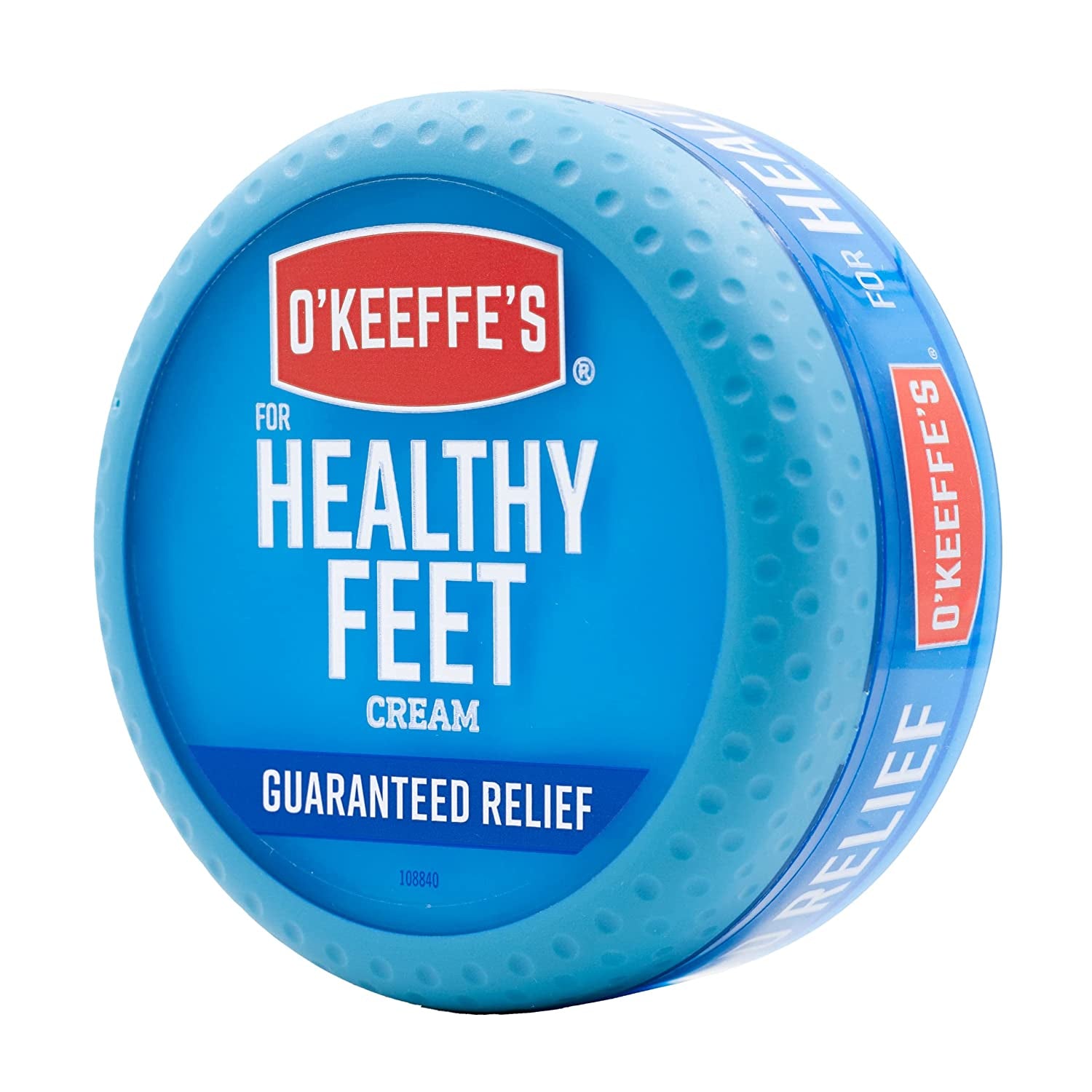 for Healthy Feet Foot Cream, Guaranteed Relief for Extremely Dry, Cracked Feet, Instantly Boosts Moisture Levels, 3.2 Ounce Jar, (Pack of 1)