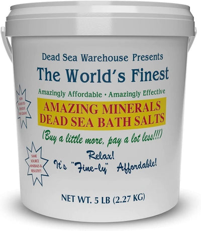 Dead Sea Bath Salts, Unscented(5 Lbs) - Shiny Nails
