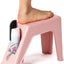 Shower Foot Rest - Pedicure Foot Rest - Pink - (Supplies Not Included)