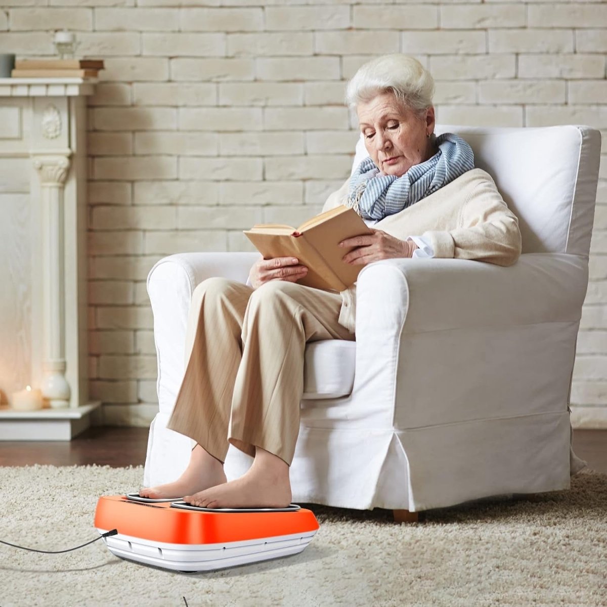 Foot Massager with Heat - Shiny Nails