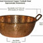 Hand-Hammered Copper Foot-Bath Bowl - Shiny Nails