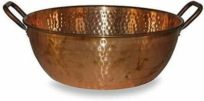 Hand-Hammered Copper Foot-Bath Bowl - Shiny Nails