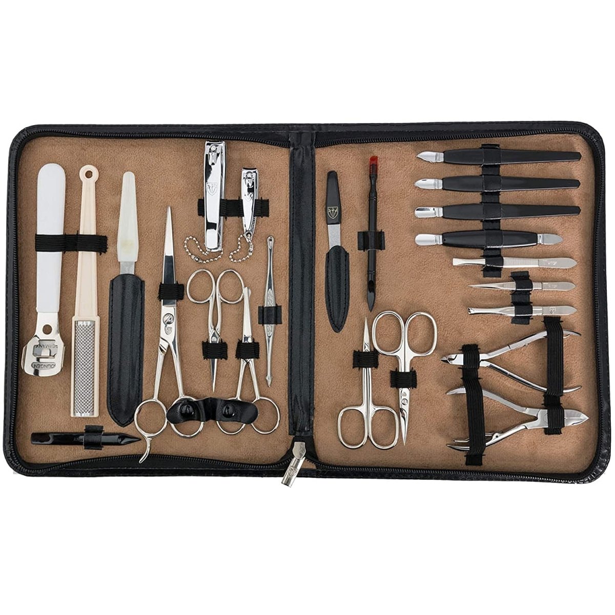 Manicure Pedicure Grooming Kit (23 Piece) - Shiny Nails