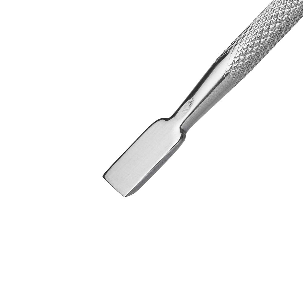 Professional Double Ended Stainless Steel Metal Pusher (Cuticle Pusher) - Style No. 104 - Shiny Nails